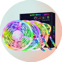 69 Feet Car LED Strip Light, RGB Interior Car Ambient Lights, 5-In-1 With 236. . Temu led lights